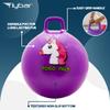 Flybar Hopper Ball for Kids, Inflatable Bouncy Ride-On Ball w/ Handle for Indoor & Outdoor Active Play, Includes Pump, Jump Ball Toy for Boys & Girls, Supports Up to 165 lbs, Ages 3+, 18-Inch, Small view 4