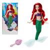 Disney Store Official Disney Princess Classic Doll (Ariel from The Little Mermaid), 11 Inches, Includes Brush with Molded Details, Fully Posable Toy in Classic Outfit - Disney Princess Toys for Girls view 1