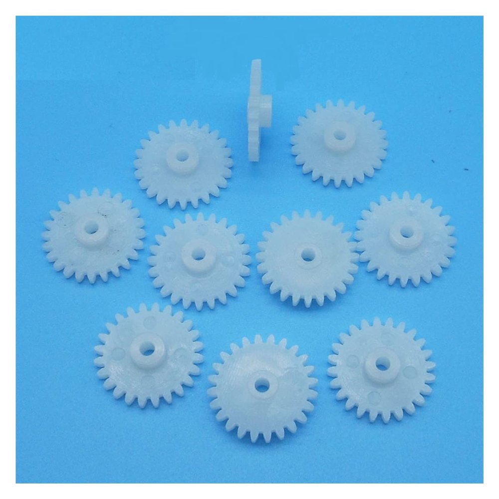 JUN-STORE SENMIAO-Gear 10PCS 0.7M 102A 142.5A 202.5A 242.5A Pinion Gears Motor Spare Parts (Number of Teeth : 242.5A x 10pcs)