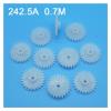 JUN-STORE SENMIAO-Gear 10PCS 0.7M 102A 142.5A 202.5A 242.5A Pinion Gears Motor Spare Parts (Number of Teeth : 242.5A x 10pcs) view 2