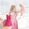 20 Pcs Doll Clothes Hanger Metal Doll Outfit Hanger Wardrobe Doll Clothes Accessories for Doll Clothes Gown Dress Outfit 65mm White view 4