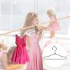 20 Pcs Metal Doll Outfit Hanger Wardrobe - Doll Clothes Accessories for Gown Dress Outfit - 65mm Black view 2