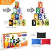 14 Pcs Halloween Party Games for Kids Adults Halloween Carnival Bean Bag Toss Games Metal Cans with 3 Bean Bags in Gift Box Boo Basket Stuffers Gifts for Holiday Trick or Treat Party Supplies view 2