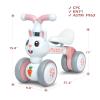 YGJT Baby Balance Bike Toys for 1 Year Old Girls, First Birthday Gifts for 10-36 Months Toddlers Bike, Non-Pedal 4 Silent Wheels Riding Toys, Kids Pre-School First Bike Rabbit view 2
