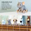 Little Big Friends Pull Toy for Toddlers | Soft Walking Toy with Adjustable Cord | Easy-to-Clean Developmental Toy | Vincent The Elephant view 3
