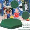 MIKIMIQI Sandbox Cover, Hexagon Sandbox Sandpit Cover with Drawstring Waterproof Sandbox Pool Cover Oxford Protective Cover for Sandpit Canopy Sand Toys Protection Cover for Outdoor (140X110cm) view 3
