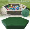MIKIMIQI Sandbox Cover, Hexagon Sandbox Sandpit Cover with Drawstring Waterproof Sandbox Pool Cover Oxford Protective Cover for Sandpit Canopy Sand Toys Protection Cover for Outdoor (140X110cm) view 4