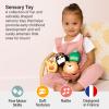 Little Big Friends Roly Poly Balls  Sensory Ball Toys for Babies & Toddlers | Develops Motor Skills & Hand-Eye Coordination | Jungle | Set of 4 view 2