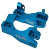 NHX RC Aluminum Front Caster Block : Slash 4x4 Stampede 4x4 Blue view 1