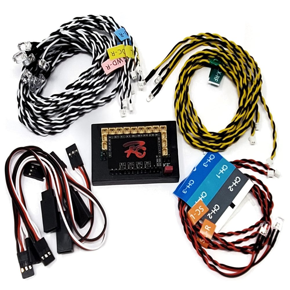 NHX RC 14 LED Light Set : 1/10-1/8 Car/Truck/Crawler