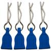 NHX RC 1/10 Body Clips with Rubber Pull Tab - Blue 4pc view 1