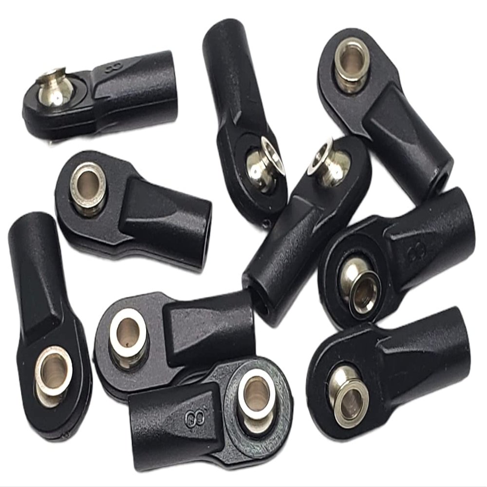 NHX RC Plastic M4 Rod Ends with Pivot Balls 22x9.7mm 10pcs/Bag