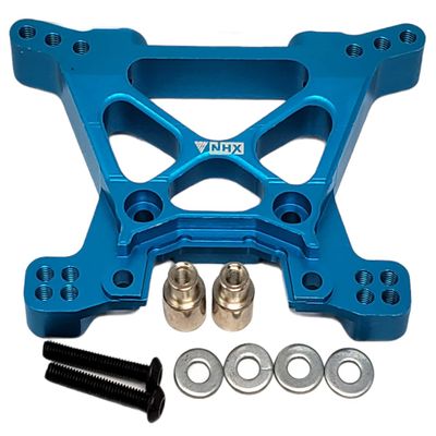 NHX RC Aluminum Front Shock Tower Blue : Traxxas Slash 4x4
