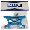 NHX RC Aluminum Front Shock Tower Blue : Traxxas Slash 4x4 view 2