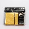 100ct Foil Kpop Photo Card Sleeves MTG Deck Protector Standard Size Shield Gemstone Laser Effects Holographic Matte 66x91 (Yellow) view 2