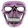 Attitude Studio Pink Skeleton Mask - Costume Skull Mask for Men and Women, Steampunk Inspired Full Face Mask Costume Accessory, Perfect for Halloween, Parties, Conventions, and Horror-Themed Events view 1