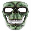Attitude Studio Green Skeleton Mask - Costume Skull Mask for Men and Women, Steampunk Inspired Full Face Mask Costume Accessory, Perfect for Halloween, Parties, Conventions, and Horror-Themed Events view 1