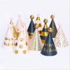Lmbabter Kids Birthday Party Hats 12PCS Cone Party Hats Fun Celebration Kit for Kids Party Supplies and Decorations view 1