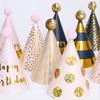 Lmbabter Kids Birthday Party Hats 12PCS Cone Party Hats Fun Celebration Kit for Kids Party Supplies and Decorations view 2