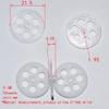 ZHENGGUIFANG ZGF-BR 10pcs 702A Gear 0.3M 2MM Tight for Remote-Control Car Robot Aircraft Parts Technology Pinions (Hole Diameter : 1.95mm, Number of Teeth : 70 Teeth) view 3