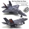 OTONOPI Fighter Jet Military Plane Model F-35 Aircraft Army Air Force Diecast Metal Pull Back Bomber Attack Plane with Lights and Sounds for Kids or Commemorate Collection view 2
