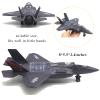 OTONOPI Fighter Jet Military Plane Model F-35 Aircraft Army Air Force Diecast Metal Pull Back Bomber Attack Plane with Lights and Sounds for Kids or Commemorate Collection view 4
