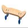 Teak Tuning Complete Fingerboard Waves Edition - Premium, Heat Transfer Graphic - Pro Shape & Size - Bearing Wheels, Pro Trucks, 61A Pro Duro Bushings - 34mm x 97mm Deck view 3