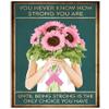 1000 Piece Jigsaw Puzzles Breast Cancer Awareness Strong is The Only Choice Jigsaw Puzzles for Adults and Kids Development Toys Games Toys Gift view 1