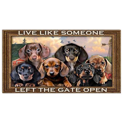 1000 Piece Jigsaw Puzzles Dachshunds Let The Gate Open Jigsaw Puzzles for Adults and Kids Development Toys Games Toys Gift