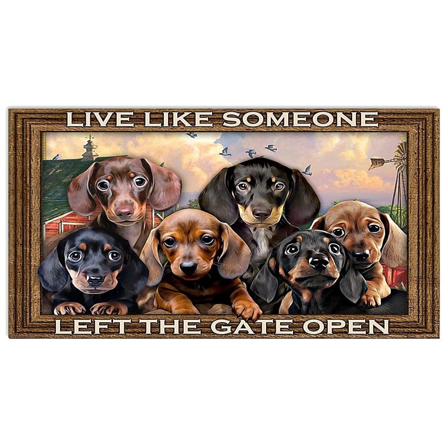 1000 Piece Jigsaw Puzzles Dachshunds Let The Gate Open Jigsaw Puzzles for Adults and Kids Development Toys Games Toys Gift