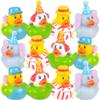 ArtCreativity Carnival Rubber Duckies for Kids, Pack of 12 Cute Duck Bathtub Pool Toys, Fun Carnival Supplies, Birthday Party Favors for Boys and Girls view 1