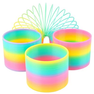 ArtCreativity Coil Springs for Kids, Set of 4, Fidget Toys in Rainbow Colors, Great for Desktop Fidgeting, Fun Office Toys for Adults, Classic Birthday Party Favors for Boys and Girls