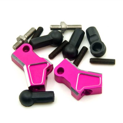 DAPENGNIAO Aluminum Front Upper Arm Set for Sakura D4 AWD Hop Up Parts Accessories (Color : Pink)