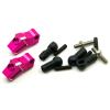 DAPENGNIAO Aluminum Front Upper Arm Set for Sakura D4 AWD Hop Up Parts Accessories (Color : Pink) view 3
