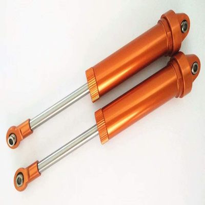 All-Aluminum Front GTR Shock Absorber Damper 133mm with Aluminum Ends - 2pcs Set Orange for UDR Unlimited Desert Racer 8460