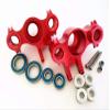 for 1/10 RC Car E-REVO REVO 3.3 Summit E/MAXX T/MAXX 3.3 Slayer Pro 4X4 5334R Aluminum Steering Block Knuckle Arm W/Rubber Shelded Bearing -1PR Set Red view 3