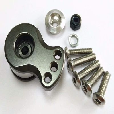 Aluminium SERVO Saver 15MM for 25T Spline Output Shaft Ajustable HI-Torque - 1PC Gunmetal Alloy for 25T SERVO
