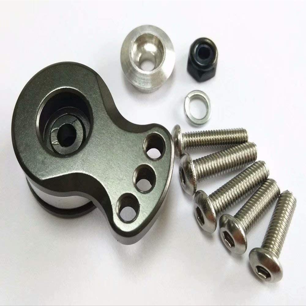 Aluminium SERVO Saver 15MM for 25T Spline Output Shaft Ajustable HI-Torque - 1PC Gunmetal Alloy for 25T SERVO