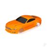 Traxxas 8312T Body, Ford Mustang, Orange (Painted, Decals Applied) view 1