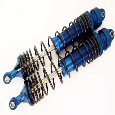 All-Aluminum Rear GTR Shock Absorber Spring Damper 138mm with Aluminum Ends - 2pcs Set Blue for UDR Unlimited Desert Racer 8460