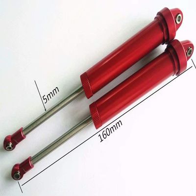 All-Aluminum Rear GTR Shock Absorber Damper 160mm with Aluminum Ends - 2pcs Set Red for UDR Unlimited Desert Racer 8460