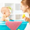 Tatuo 8 Pcs Baby Muslin Bibs & Burp Cloths 6 Absorbent Layer 100% Cotton Unisex Baby Bibs for Drooling and Teething(Simple Color) view 4