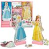 COLORBABY- Woomax-Disney jgo Dresses Wood magn 32 x 28 cm-Princesses, 48726, 45 pieces view 1