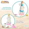COLORBABY- Woomax-Disney jgo Dresses Wood magn 32 x 28 cm-Princesses, 48726, 45 pieces view 4