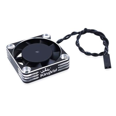 KingVal 40x40mm Aluminum Cooling Fan 16000RPM Rapid Cooling for 1/10 1/8 4068 4092 4074 RC Car Brushless Motor (Silver)
