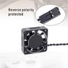 KingVal 40x40mm Aluminum Cooling Fan 16000RPM Rapid Cooling for 1/10 1/8 4068 4092 4074 RC Car Brushless Motor (Silver) view 3