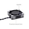 KingVal 40x40mm Aluminum Cooling Fan 16000RPM Rapid Cooling for 1/10 1/8 4068 4092 4074 RC Car Brushless Motor (Silver) view 4