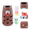 TOYANDONA Woodpecker Early Education Toy Magnetic Montessori Fine Motor Skills Toy Sensory Feeding Preschool Learning Toys view 3