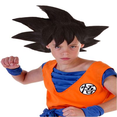 Child Dragon Ball Z Anime Show Goku Hair Wig Standard