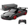 BEZGAR Porsche Remote Control Car - Officially Licensed Porsche 911 GT3 RS Toy Car 1:24 Porsche RC Car Model Vehicle Gift for Boys,Girls,Teens and Adults (39900 Black) view 1